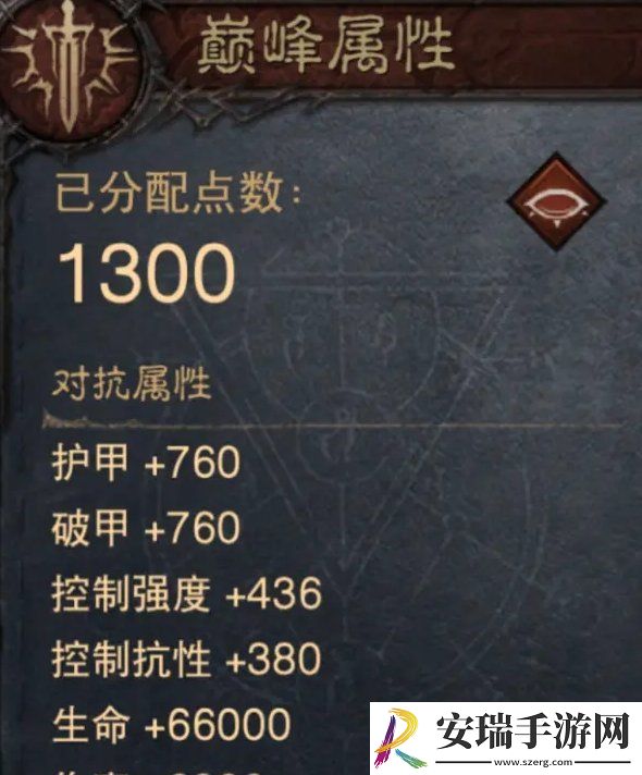 暗黑破坏神不朽1300级怎么加点