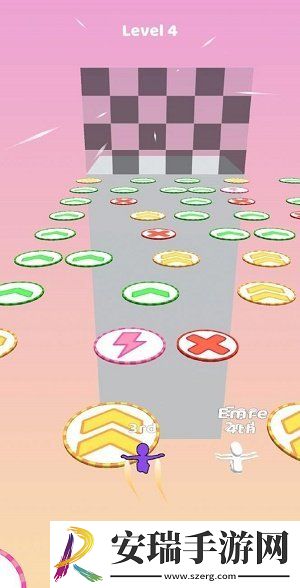 跳床冲刺赛3D游戏截图