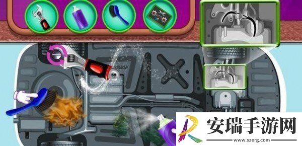 小孩洗车截图