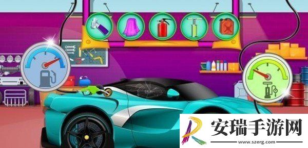 小孩洗车截图