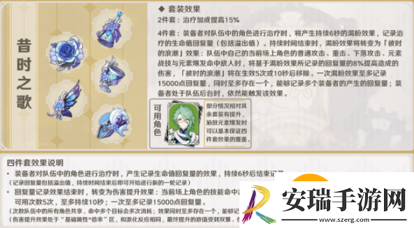 原神希格雯圣遗物有哪些