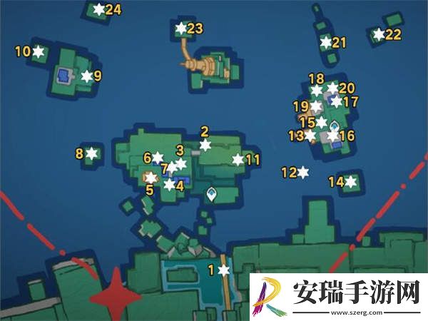 原神破碎之海全宝箱位置分享