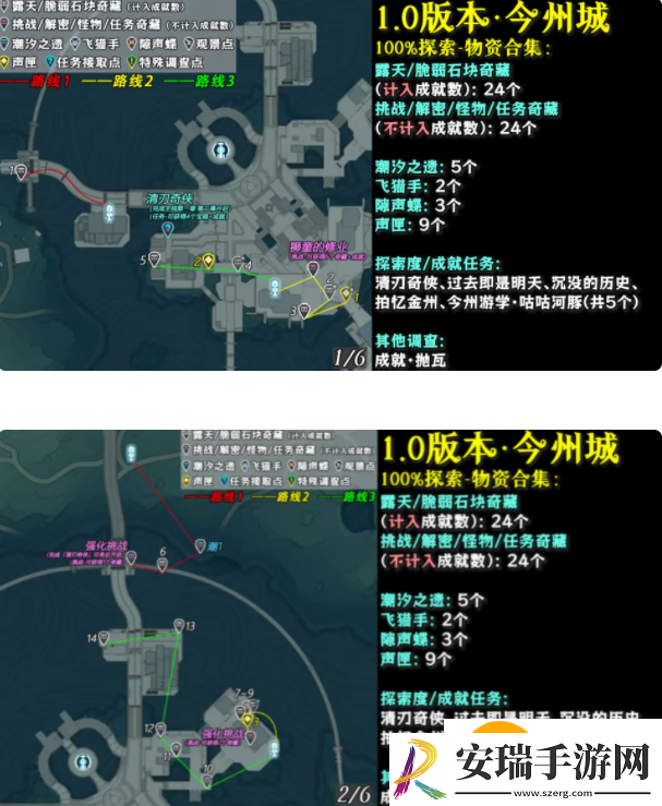 鸣潮今州城100%探索度怎么过