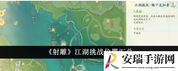 射雕江湖挑战有多少