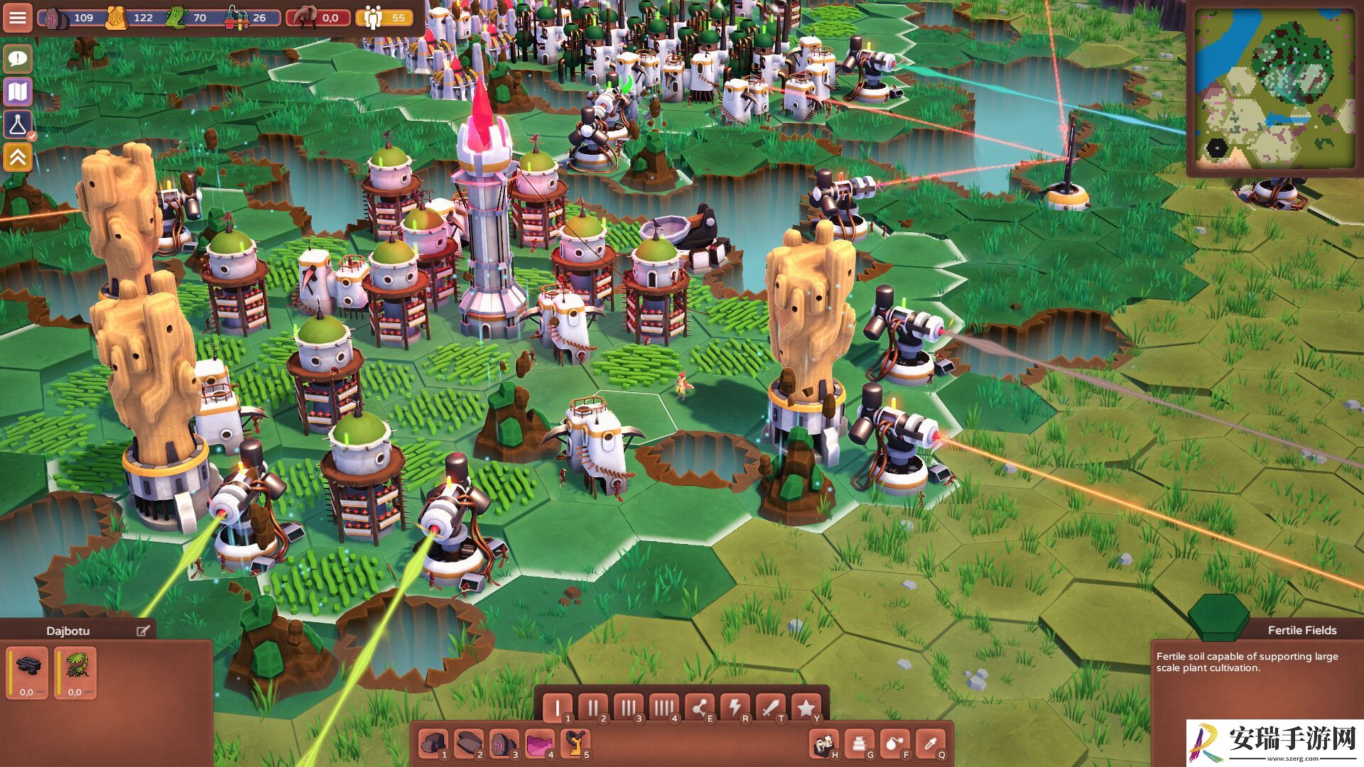 策略类生产建造游戏不毛之地现已在Steam平台正式推出