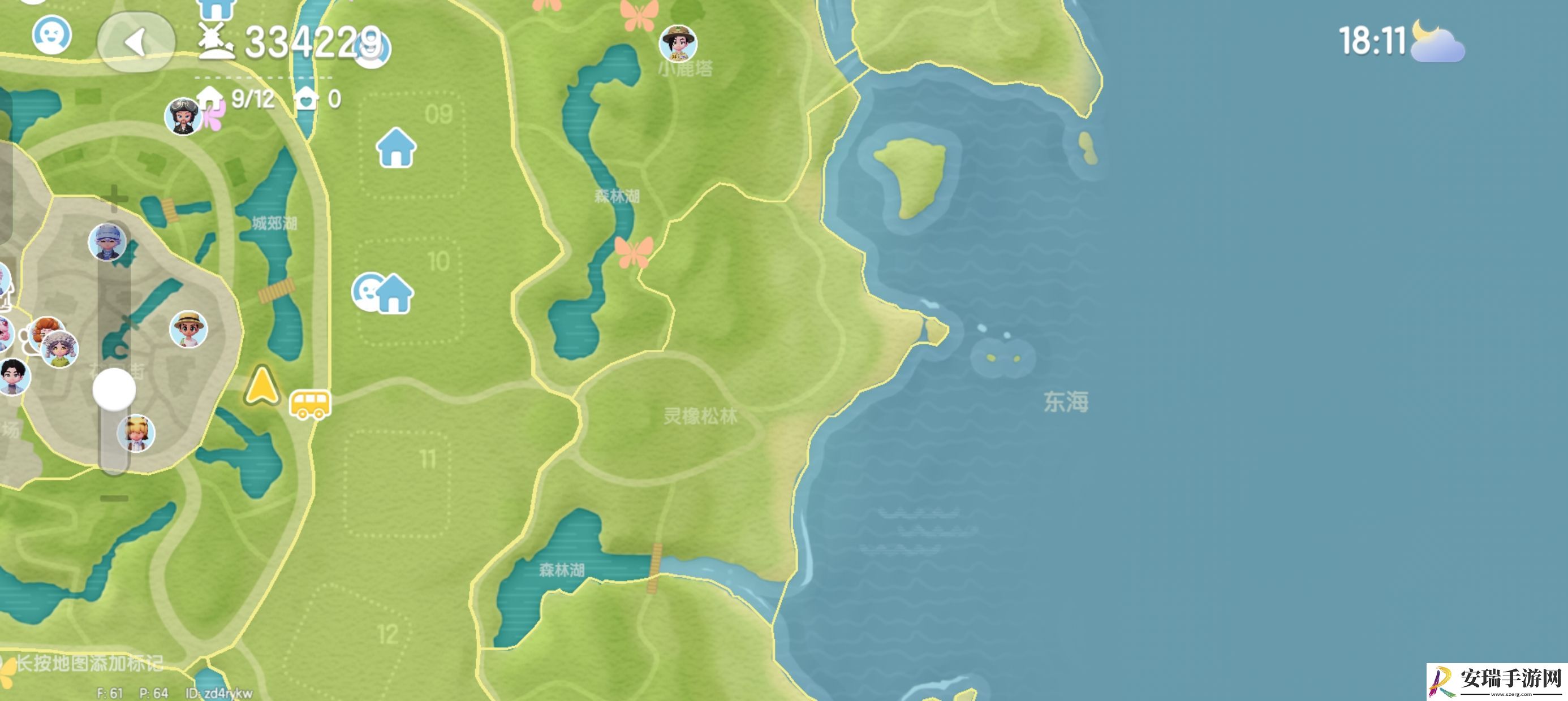 心动小镇手游1～8级鱼类分布图