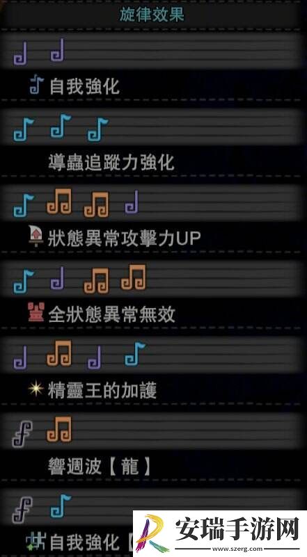 怪物猎人世界狩猎笛旋律怎么选