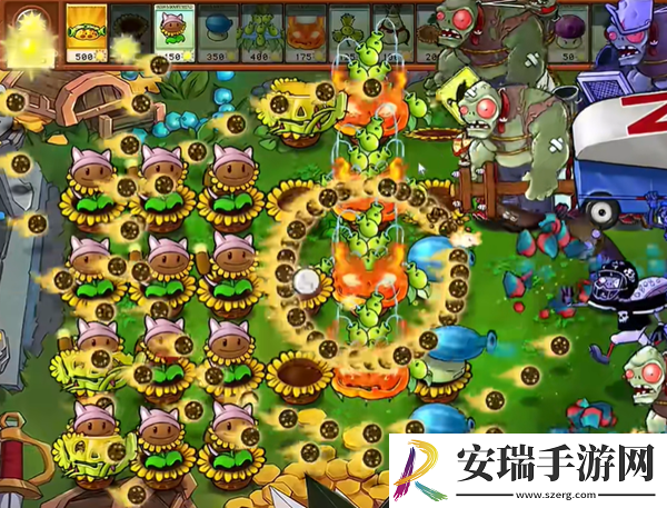 植物大战僵尸杂交版热狗射手1怎么通关