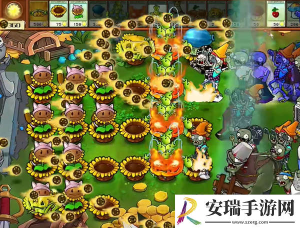 植物大战僵尸杂交版热狗射手1怎么通关