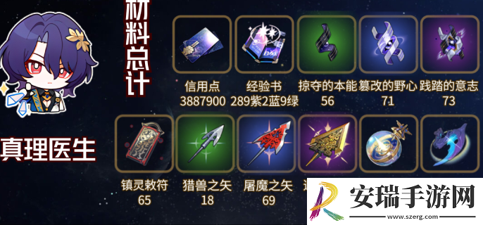 崩坏星穹铁道1.6真理医生培养材料是什么