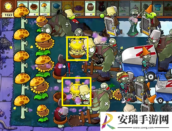 植物大战僵尸杂交版黄油忧郁菇1怎么通关