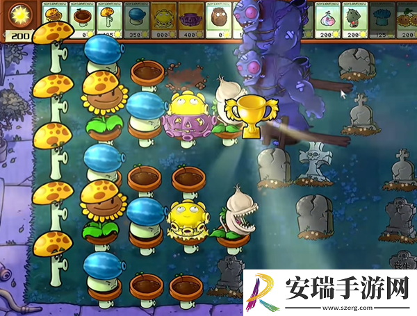 植物大战僵尸杂交版黄油忧郁菇1怎么通关