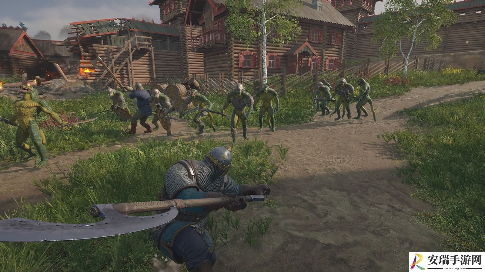 砍杀类动作游戏俄罗斯人对蜥蜴人2Steam页面