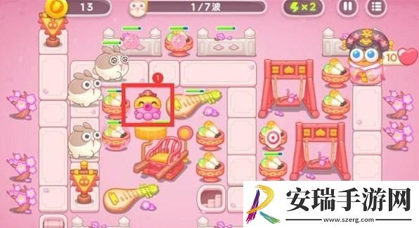 保卫萝卜4秋妃传1关攻略