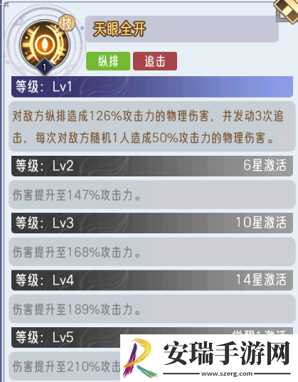 逍遥九重天二郎神技能图鉴