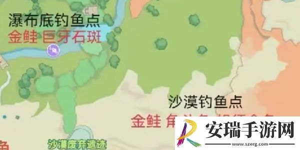 波西亚时光钓鱼点分布在哪