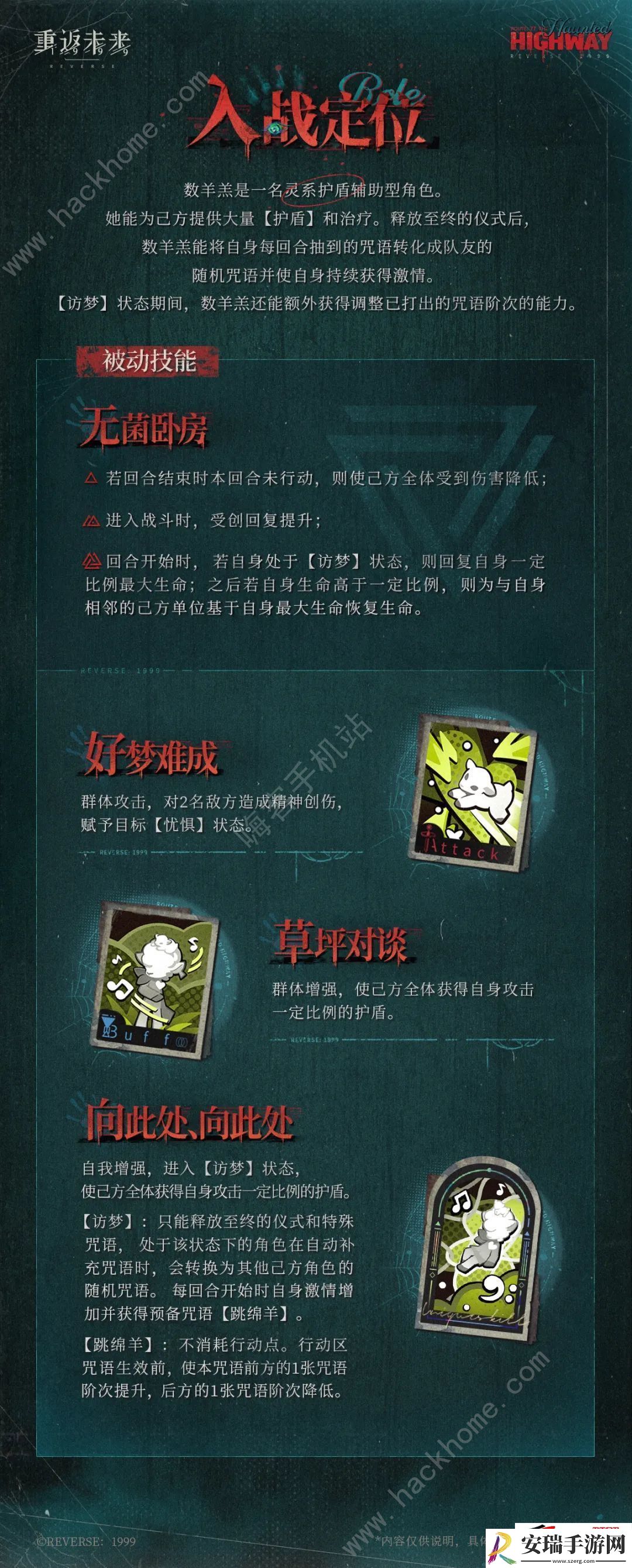 数羊羔立绘及星级详解