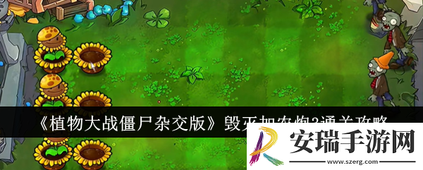 植物大战僵尸杂交版毁灭加农炮3怎么通关