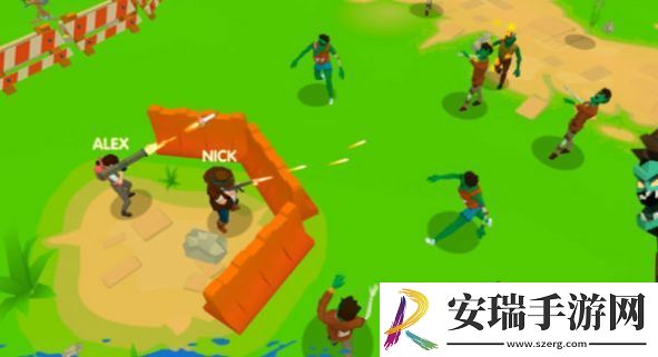 双人僵尸防守游戏截图