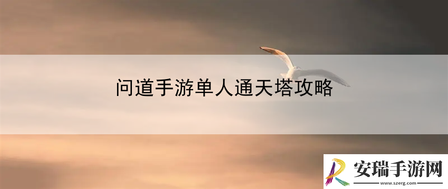 问道手游单人通天塔攻略