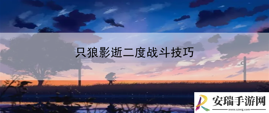 只狼影逝二度战斗技巧