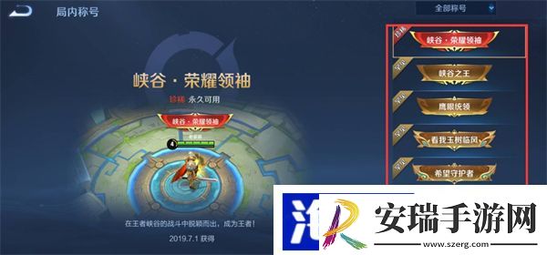王者荣耀局内称号怎么设置