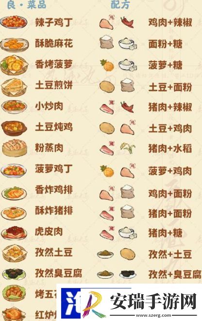 桃源深处有人家食来运转菜谱