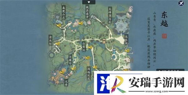天刀襄州胜景图鉴坐标