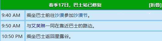 星露谷物语乔治行程图一览