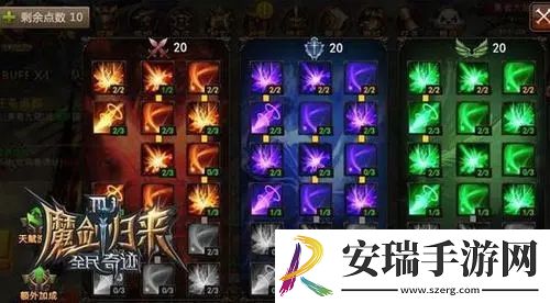 手游全民奇迹敏弓技能怎么加点