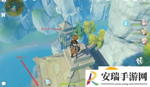 原神青墟浦五个岩印记刷新位置在哪里