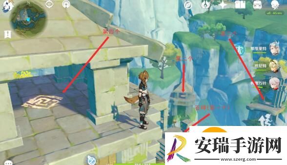 原神青墟浦五个岩印记刷新位置在哪里