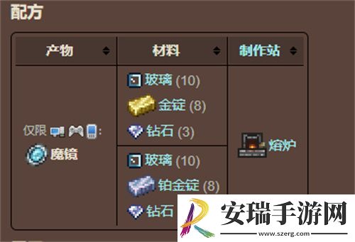 泰拉瑞亚探鱼器的材料怎么做