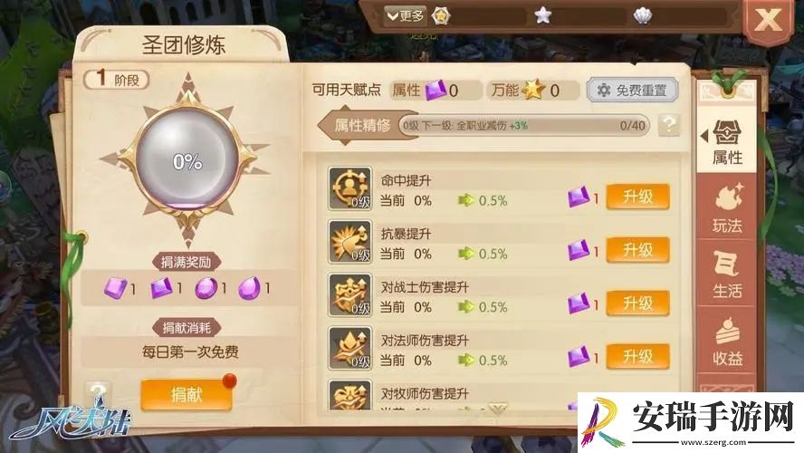 风之大陆双星技能是什么