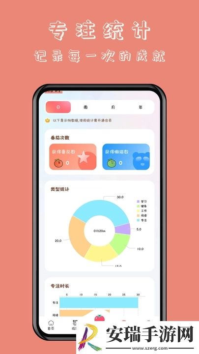 懒猫自律番茄钟截图
