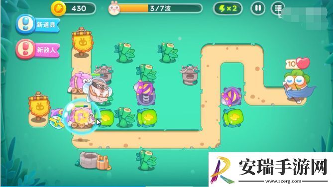 保卫萝卜4卧兔藏龙第6关攻略
