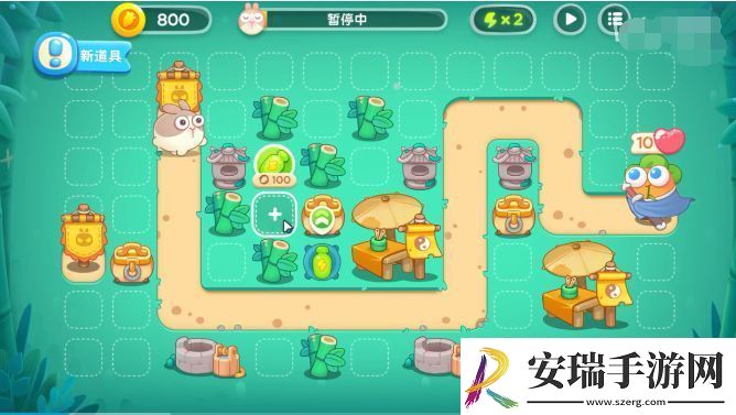 保卫萝卜4卧兔藏龙第6关攻略