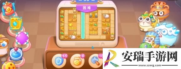 保卫萝卜4法老归来第53关怎么通关
