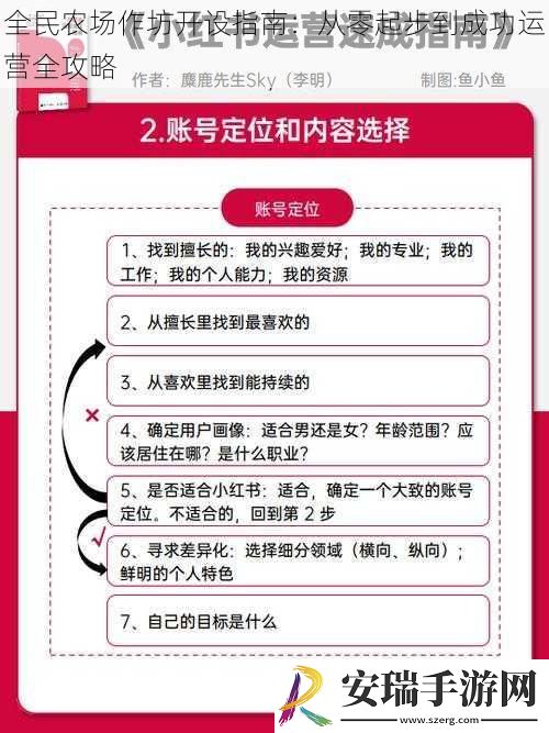全民农场作坊开设指南