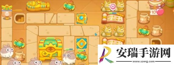 保卫萝卜4法老归来第50关怎么通关