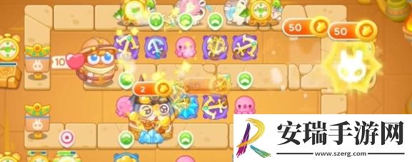 保卫萝卜4法老归来第54关怎么通关