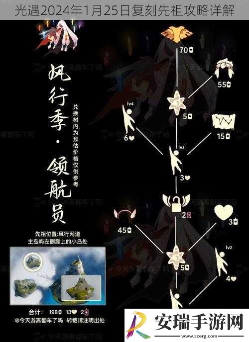 光遇2024年1月25日复刻先祖攻略详解