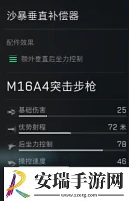 三角洲行动M16A4配件怎么选择