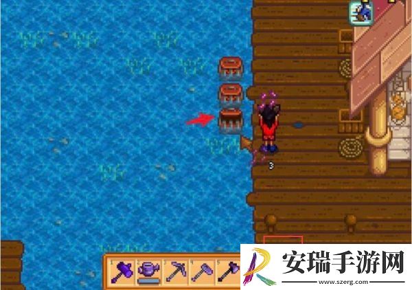 星露谷物语蟹笼的诱饵怎么放