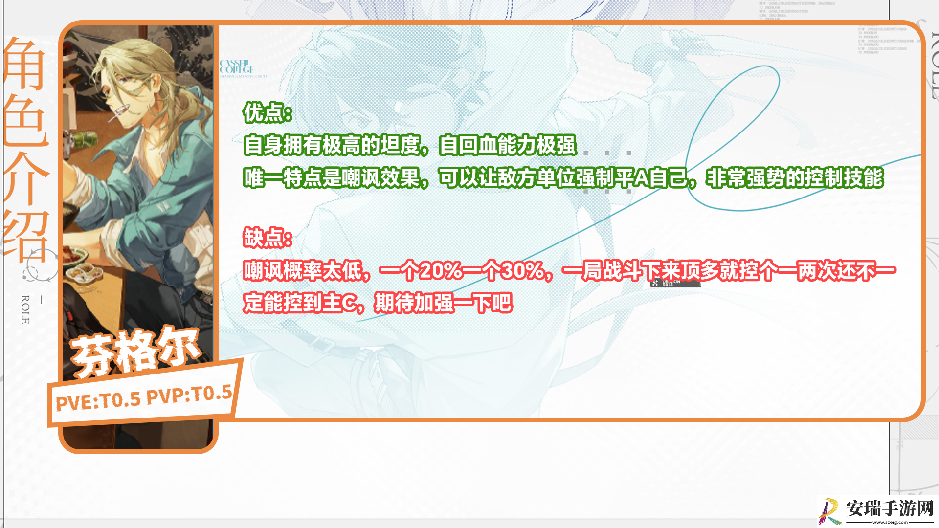 龙族卡塞尔之门开服必看的角色强度榜