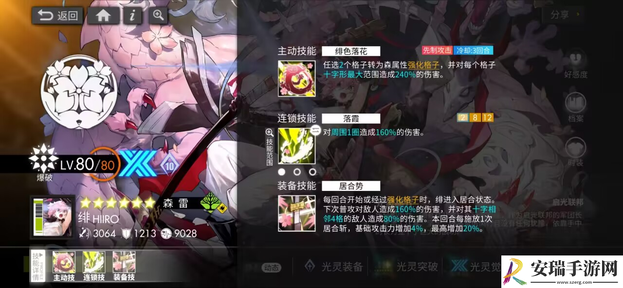 白夜极光云山之樱绯有什么技能