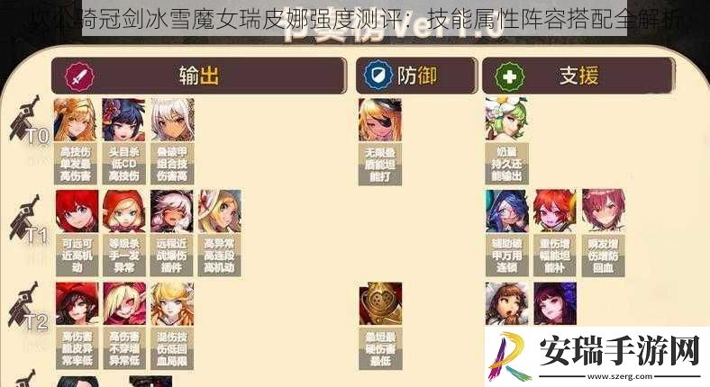 坎公骑冠剑冰雪魔女瑞皮娜强度测评