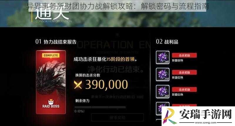 异界事务所财团协力战解锁攻略