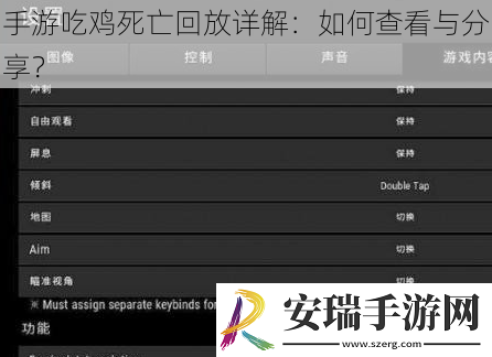 手游吃鸡死亡回放详解
