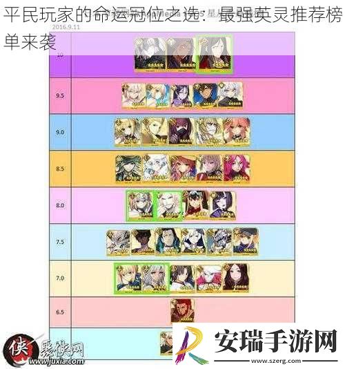 平民玩家的命运冠位之选